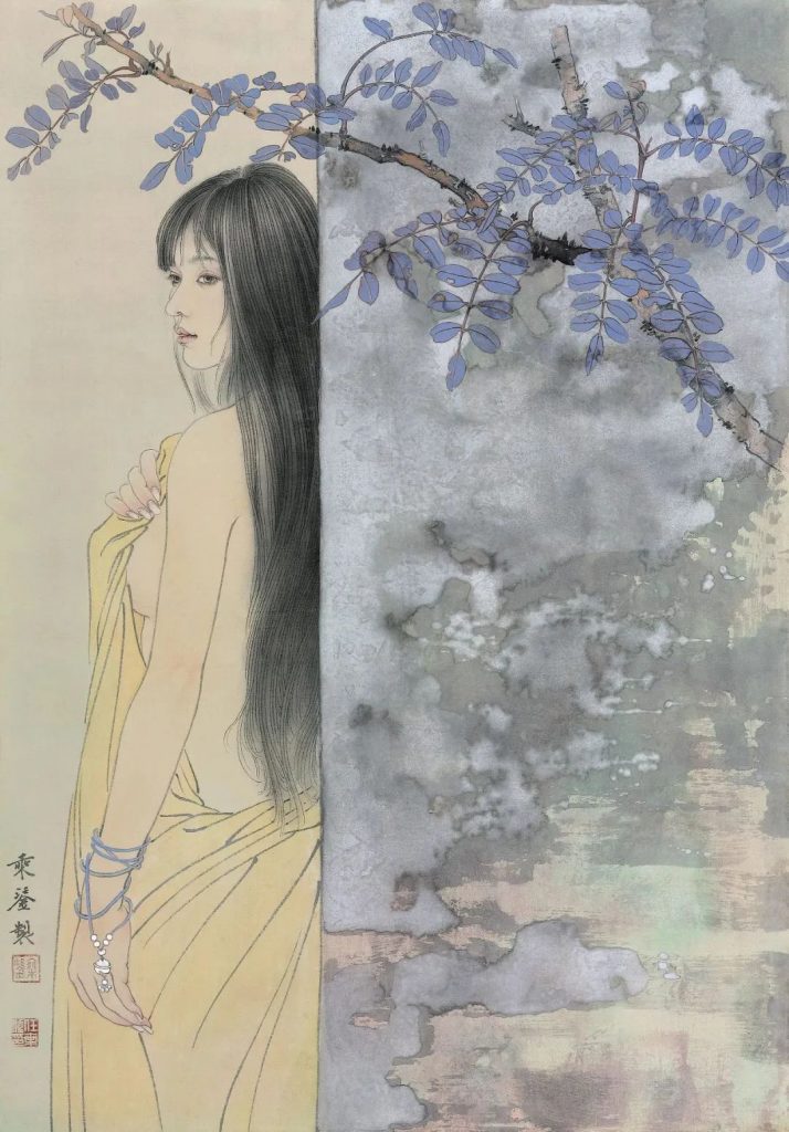 《影》55X80CM 2013年 绢本设色